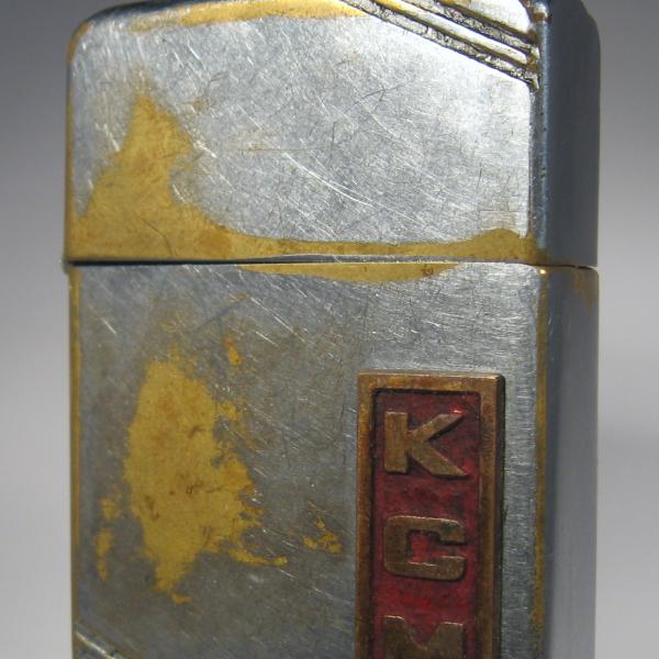 (044) ZIPPO [=1938-40=] (4 barrel)(U-Clip) =K.C.M.=