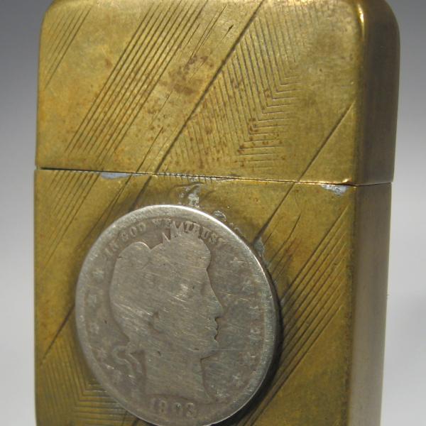 (164) ZIPPO [=1941=] (4 barrel) =MONETY , PODSTAWKA=