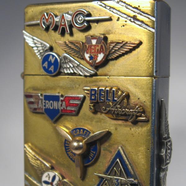 (189) ZIPPO [=1936=] (4 barrel)(U-Clip) =AVIATION=
