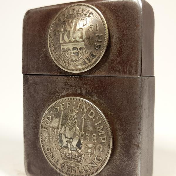 (099) ZIPPO [=1942=] (4 barrel) WWII =MONETY WYPUKŁE=